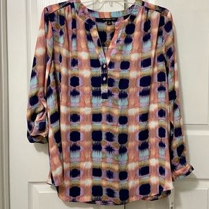 Multi-Colored Blouse, Size 2X, NWT